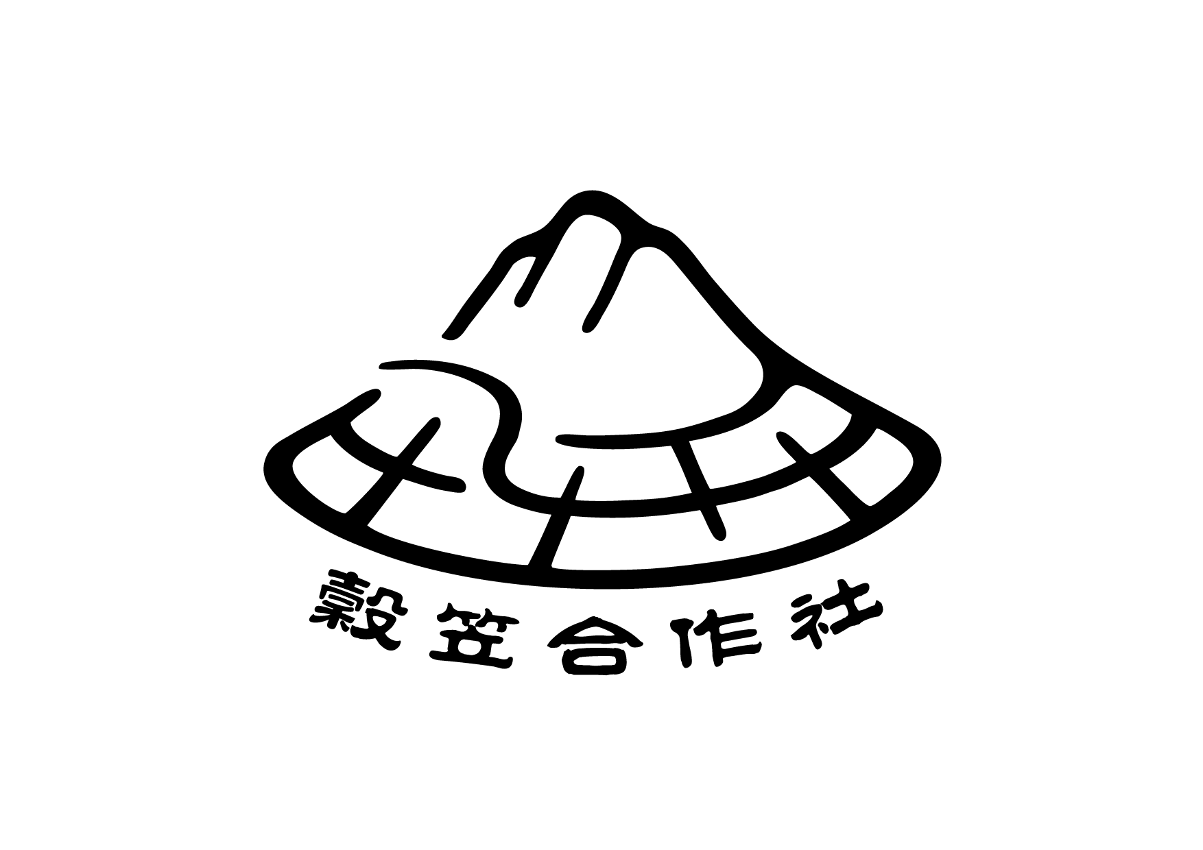 穀笠合作社(穀笠工作室) logo