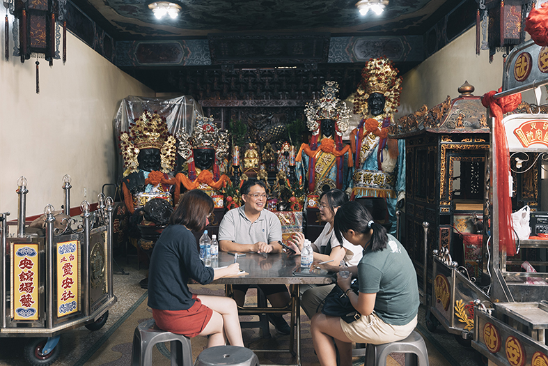 霞海城隍廟的鹹光餅